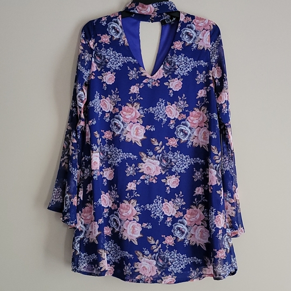 Lulus Feeling of Love Floral Print Shift Dress XS - Picture 6 of 14